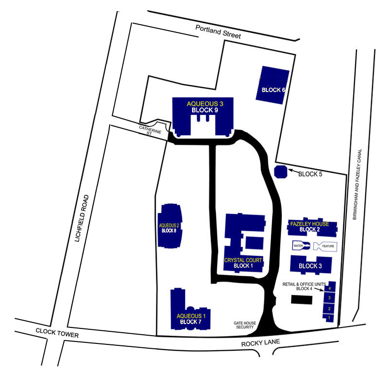 Aston Cross Business Village Site Plan
